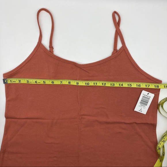 Torrid Women’s Rusty Brown Foxy Scoop Neck Cami Sizes 1X 2X 3X - Picture 10 of 11